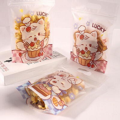 Cellophane Transparent OPP Packaging for Food Original Fruit Flavored Hard Candy Bag Cookie Candy Lollipop Pouch kẹo túi