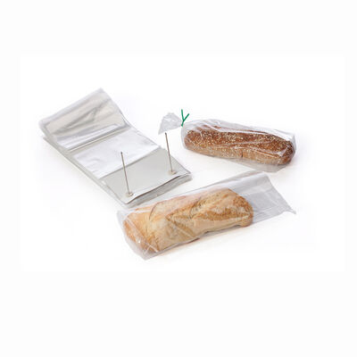 Túi bánh mì Wicket thông minh LDPE tùy chỉnh cho kho lưu trữ bánh ngọt OPP bánh sandwich túi bánh mì in túi đóng gói thực phẩm với xoắn