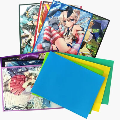 Textured Glossy Custom Matte Game Card Sleeve in ấn tinh tế bán thẻ