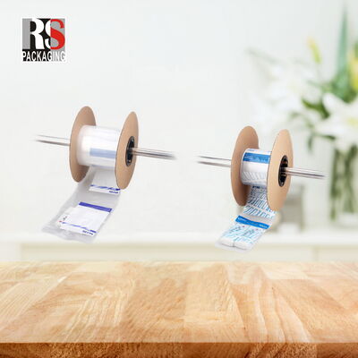 Kích thước tùy chỉnh túi poly mở trước trên cuộn với tính năng niêm phong nhiệt cho máy đóng túi tự động