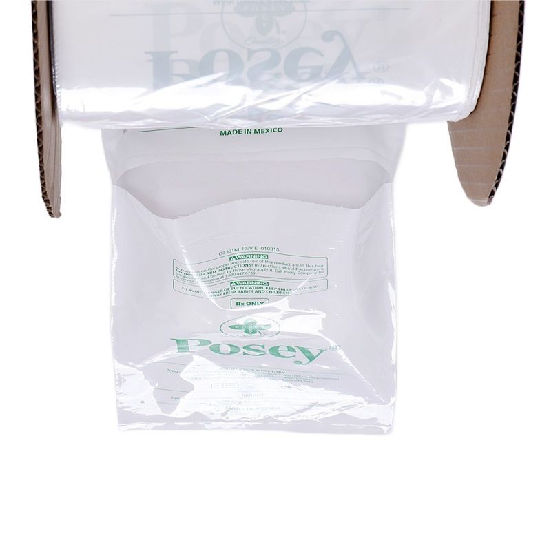 LDPE rõ ràng nhựa trước mở Poly túi trên một cuộn bên Gusset túi ô tô cho quần áo