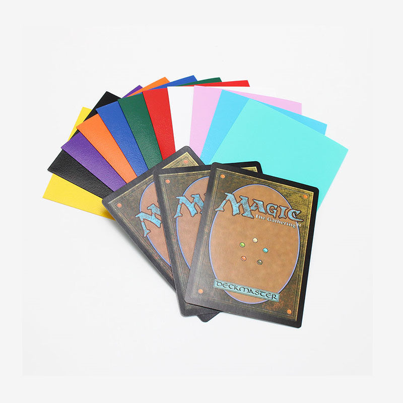 50 / 60 / 100 PCS Đen Thẻ tay áo Toploaders Cho Thẻ Giao dịch