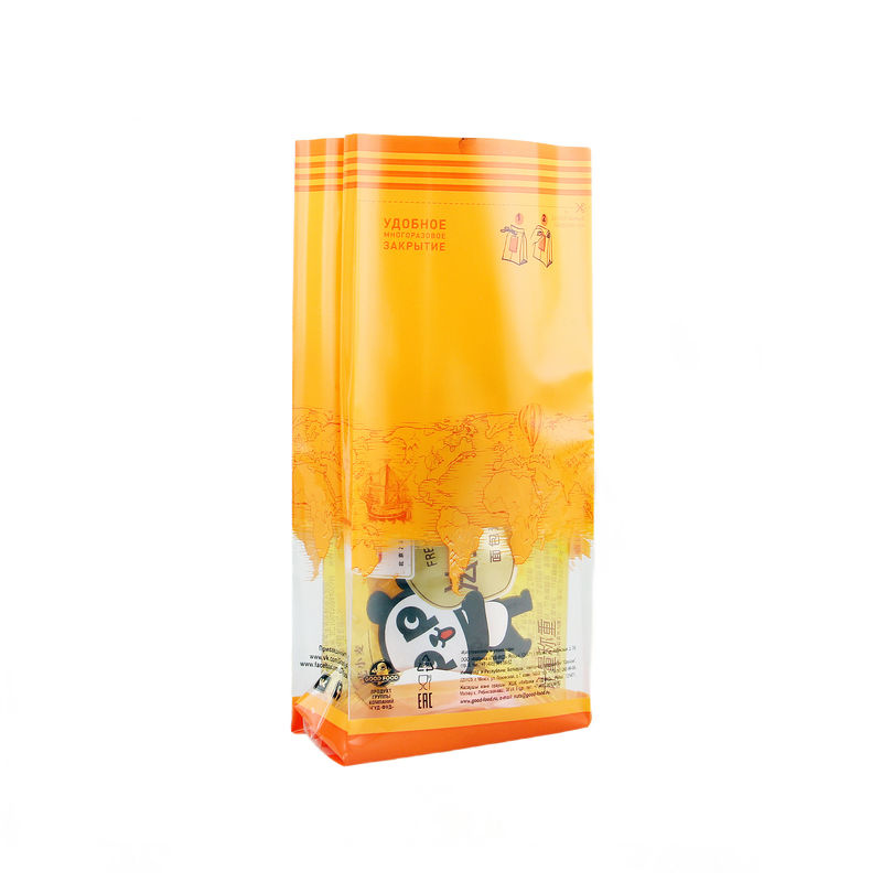 Micro Perforated Wicket Bread Bag Logo tùy chỉnh in hình vuông dưới túi cho đóng gói bánh