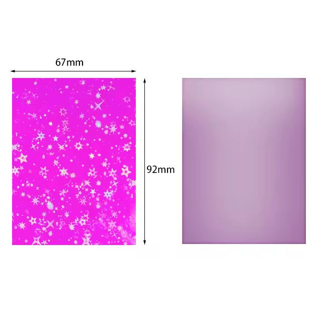 Clear PP Holder Sports Photocard Hologram Packaging Trading Yugioh Credit Card Photo Sleeves (Tạm dịch: