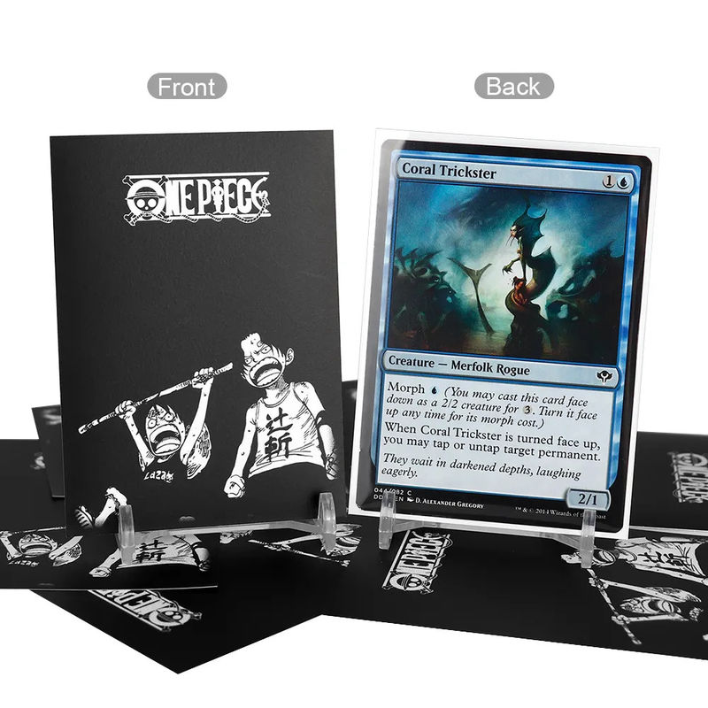 Custom Matte Back Art Thẻ tay áo thời trang PP cho MTG Thẻ chơi game kích thước tiêu chuẩn