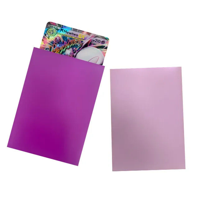 Thẻ tay áo Matte Custom Printing Trò chơi giao dịch nhựa Sport Yugioh Hologram Card Holder Packaging