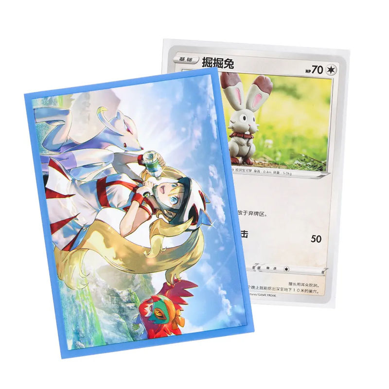 Custom Printed Pattern Clear Art Card Sleeves Phong cách thời trang được làm từ vật liệu PP cho thẻ chơi game kích thước tiêu chuẩn MTG