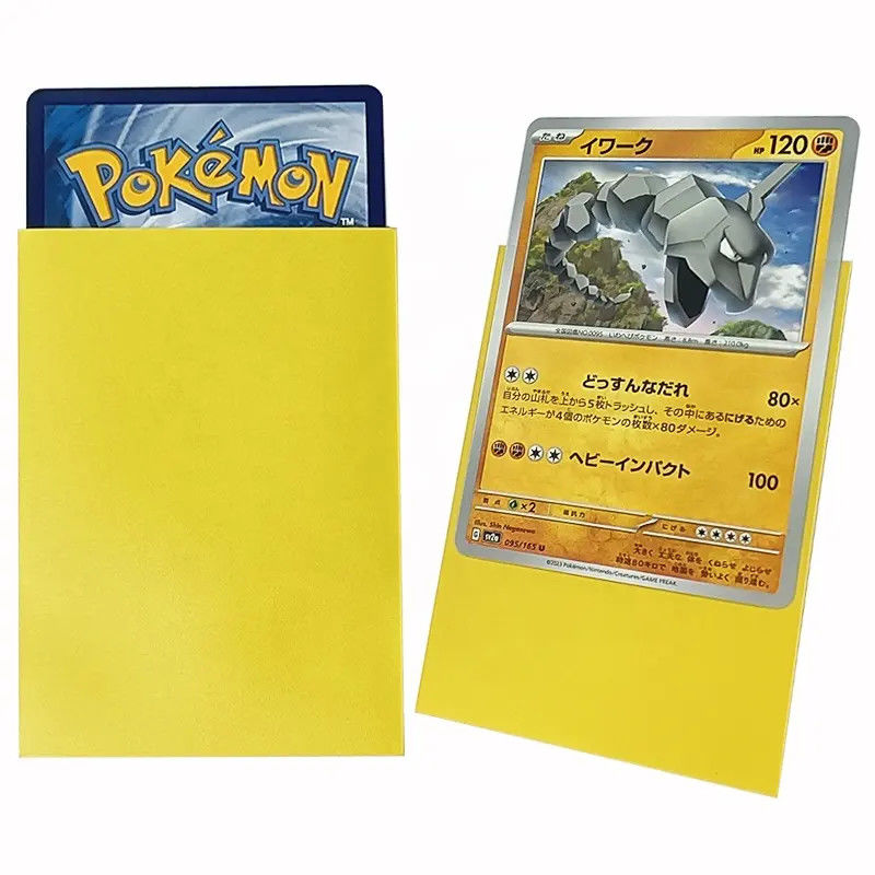 Màu vàng Matte Standard Size 66x91mm Matte Card Protector MTG Game Trading Card Holder