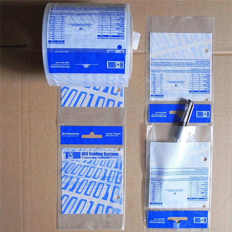 Rolls Crystal Clear Autobag 1.5 Mil Thickness Polypropylene Với Mặt Trận Và Lưng Trắng
