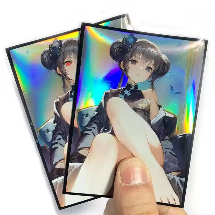 Ốp bảo vệ bài Holographic 61x91mm Tùy chỉnh cho MTG TCG Yugioh In hình