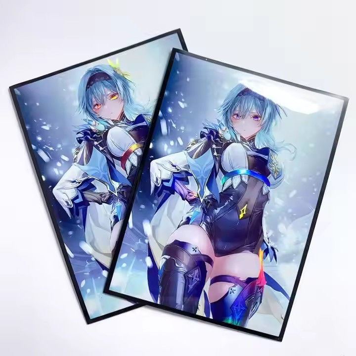 Nghệ thuật in tùy chỉnh Yugioh MTG TCG Holo Hologram Anime Thẻ giao dịch Bảng trò chơi tay áo