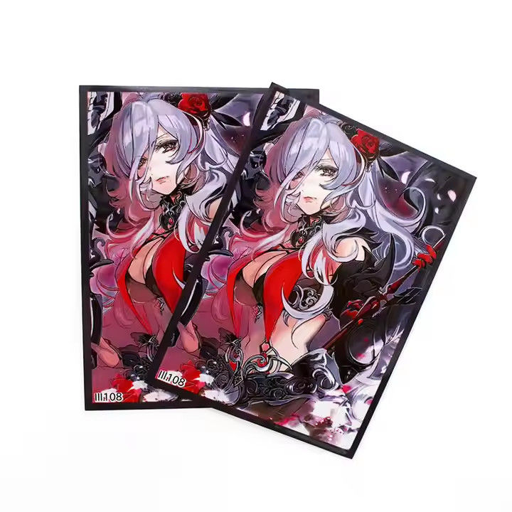 Anime Art Print Yugioh MTG TCG Thẻ in tùy chỉnh Thẻ chơi trò chơi nhựa Tay áo