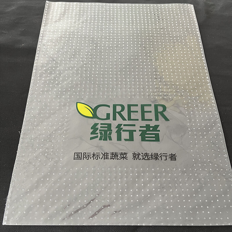 Máy in đặc biệt Micro Perforated OPP Heat Seal Gravure Fresh Green Vegetable Sandwich Packaging Bag