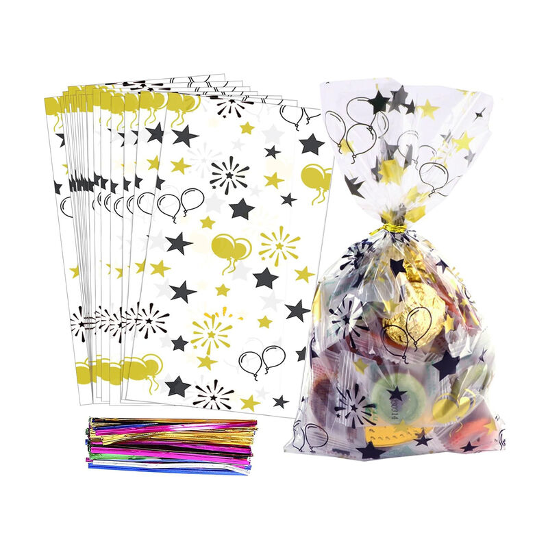 Trung Quốc sản xuất tùy chỉnh in rõ ràng Transparent Cello kẹo bữa tiệc sinh nhật Loot sôcôla bánh kẹo túi