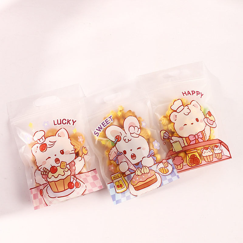 Cellophane Transparent OPP Packaging for Food Original Fruit Flavored Hard Candy Bag Cookie Candy Lollipop Pouch kẹo túi